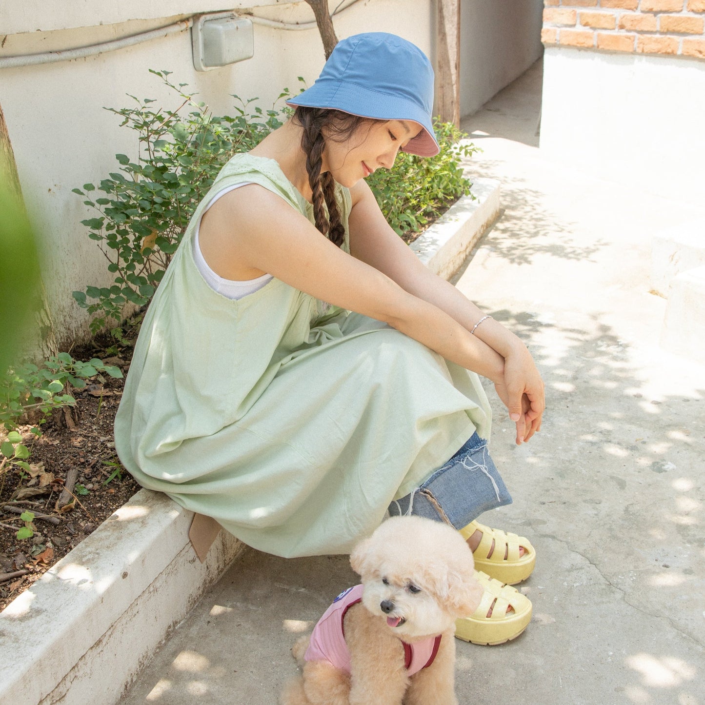 Chapeau réversible cool pour l'extérieur