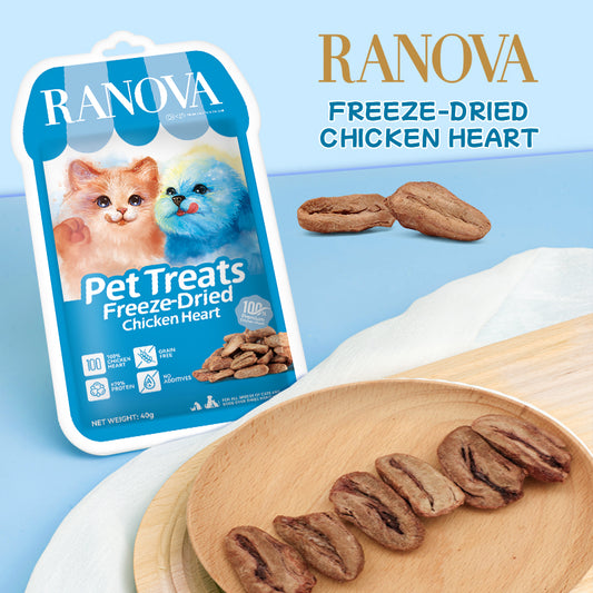 Freeze-Dried Chicken Heart - Dog & Cat Treats