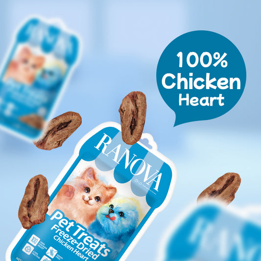 Freeze-Dried Chicken Heart - Dog & Cat Treats