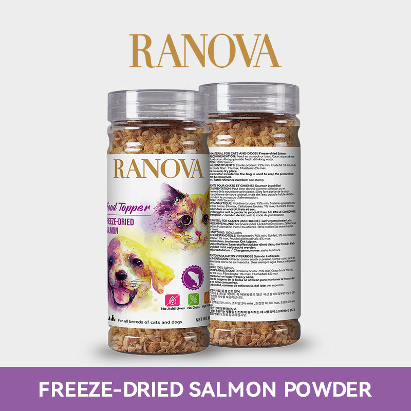 Freeze Dried Salmon Powder - Dog & Cat Food Topper