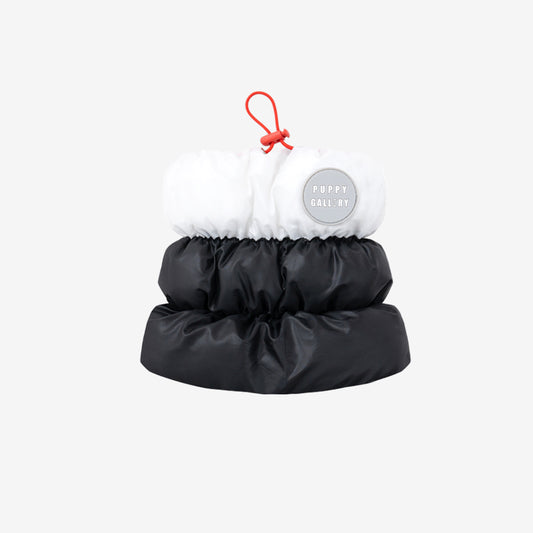 Whitsler cloud padding snood in black color