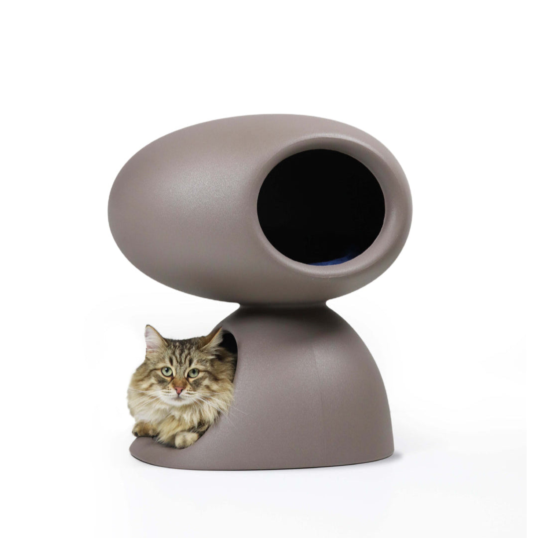 CAT CAVE - Lit avec griffoir en sisal