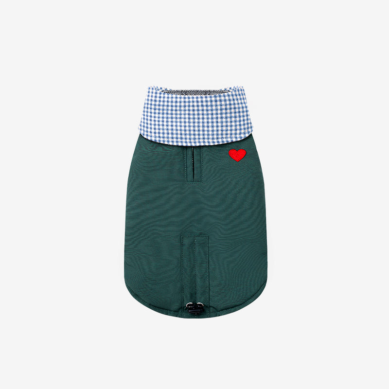 check my heart padding in green color