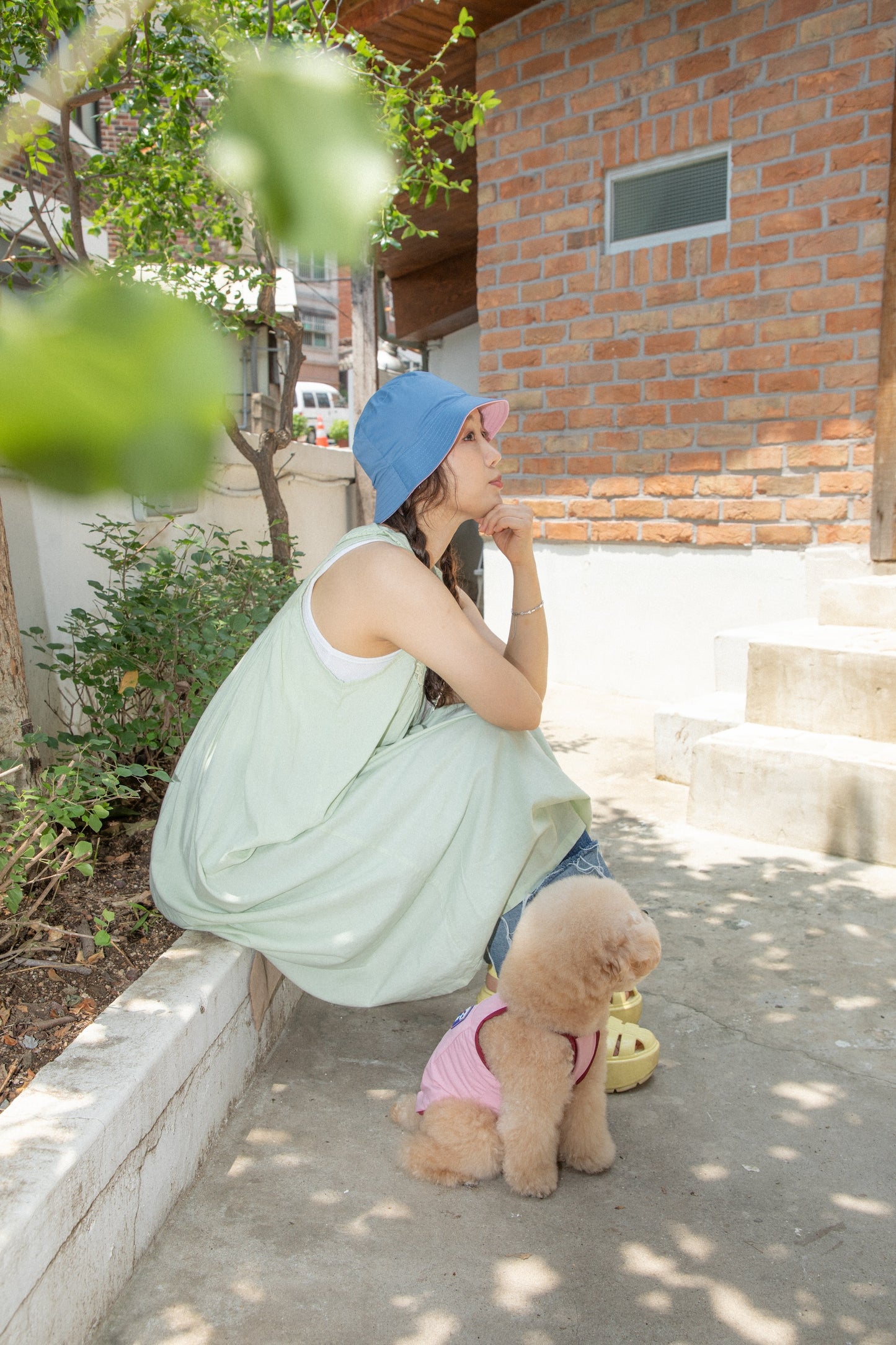 OS+ Reversible Cool Hat (Blue/Pink)