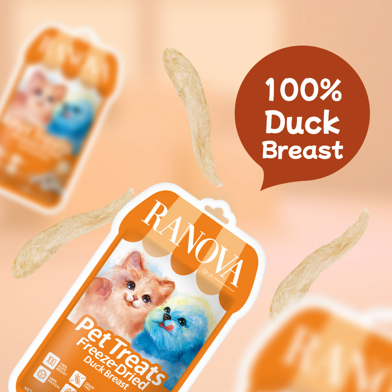 Freeze Dried Duck Fillet - Dog & Cat Treats
