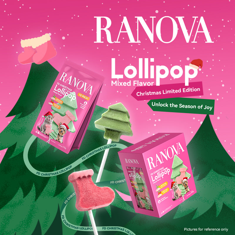 Freeze Dried Xmas Lollipops- Dog & Cat Treats
