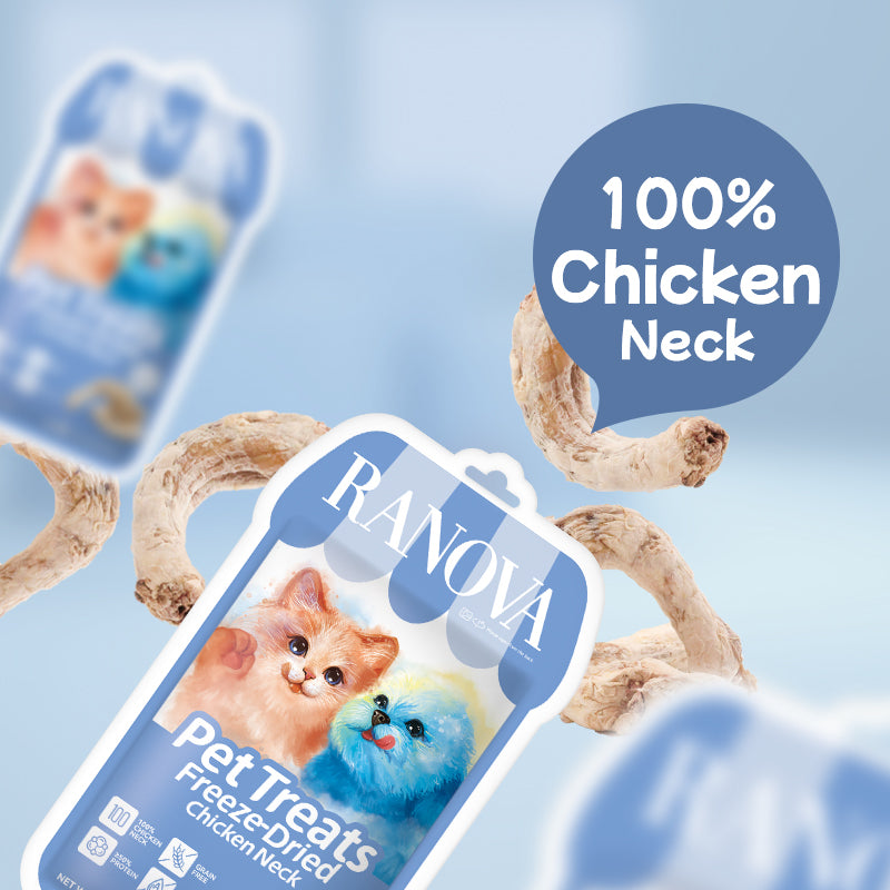 Freeze Dried Chicken Neck - Dog & Cat Treats