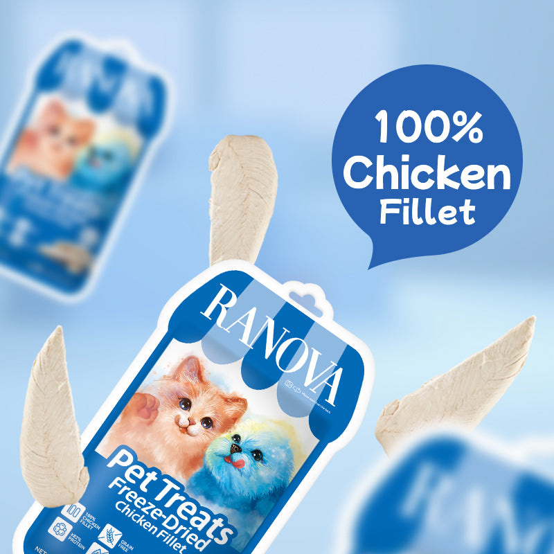 Freeze-Dried Chicken Fillet - Dog & Cat Treats