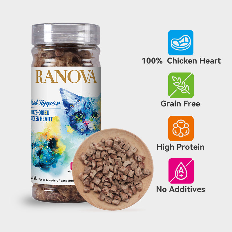 Freeze Dried Chicken Heart Powder - Dog & Cat Food Topper