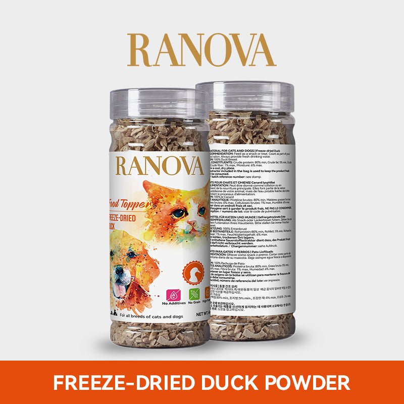 Freeze Dried Duck Powder - Dog & Cat Food Topper