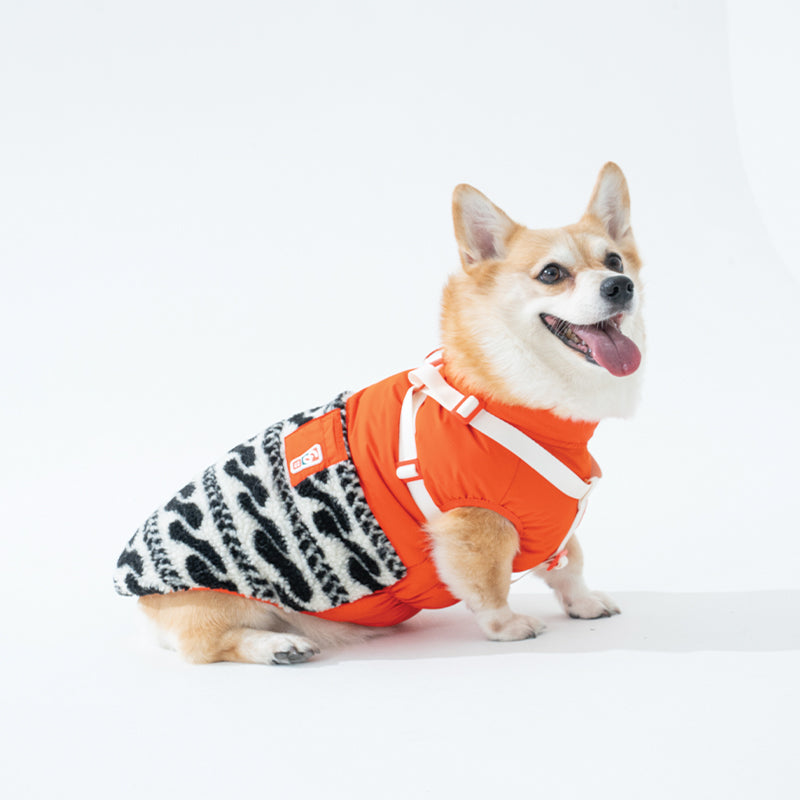 Hybrid Harness Padding - Pet Winter Jacket with Harness