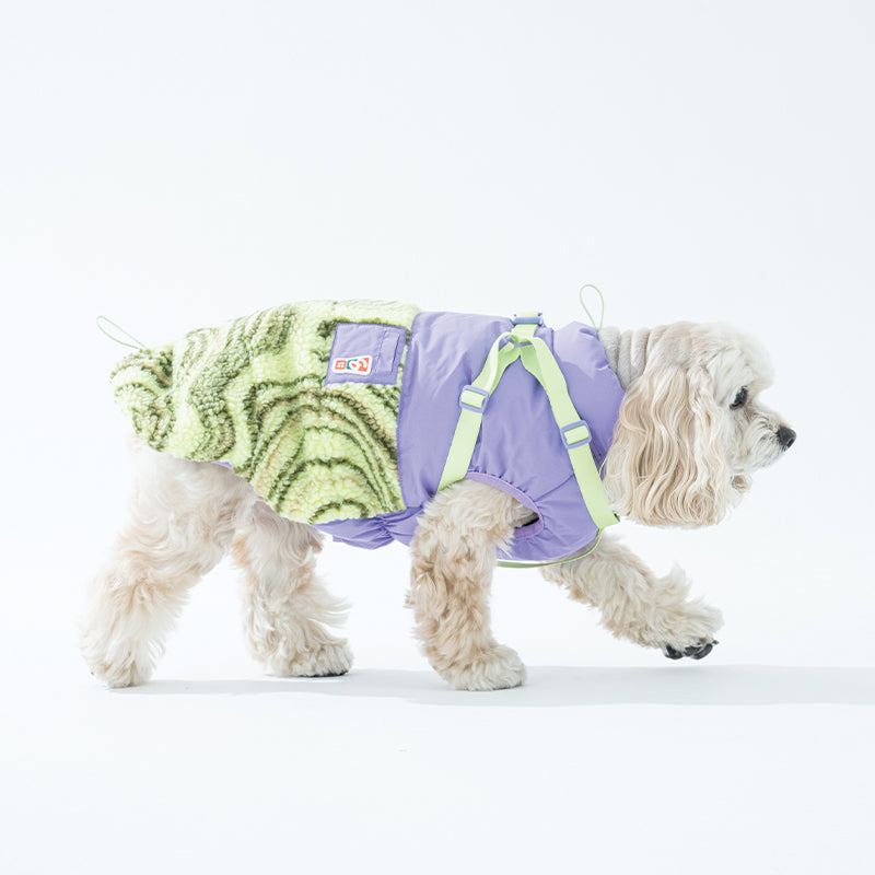 Hybrid Harness Padding - Pet Winter Jacket with Harness