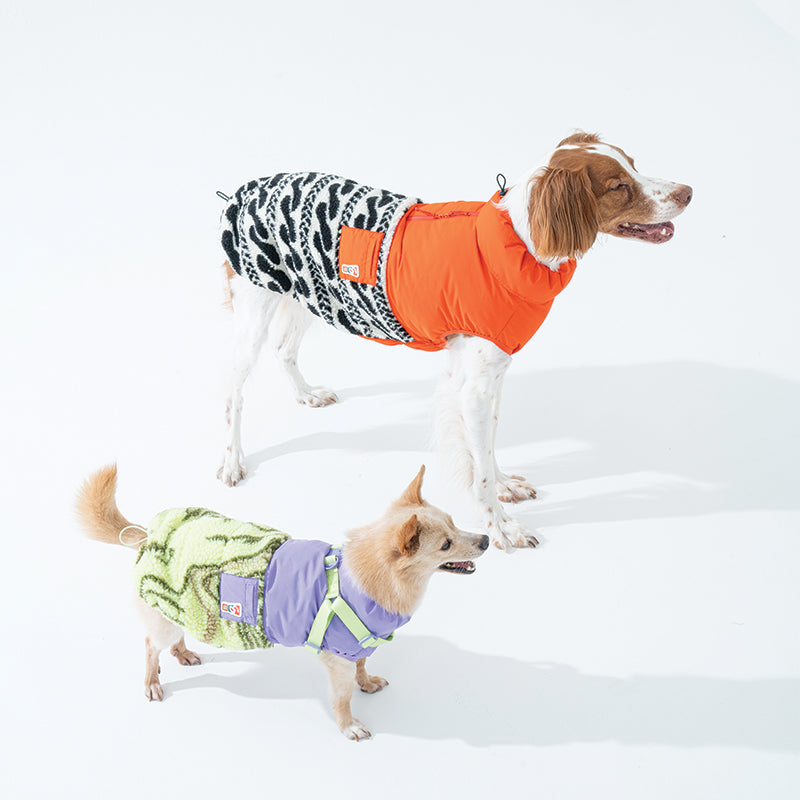 Hybrid Harness Padding - Pet Winter Jacket with Harness