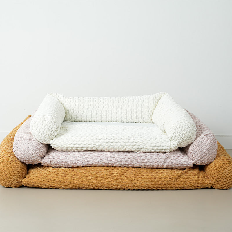 Macaron Foldable Sofa (Cocoa)