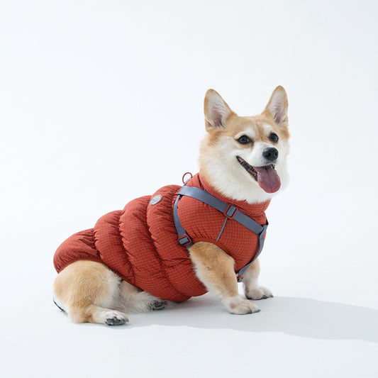 EasyWalk Cloud Padding - Pet Winter Vest with Harness