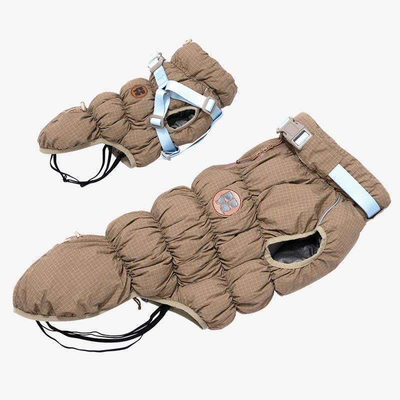 EasyWalk Cloud Padding - Pet Winter Vest with Harness