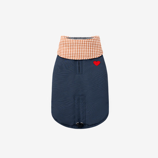 check my heart padding in navy color