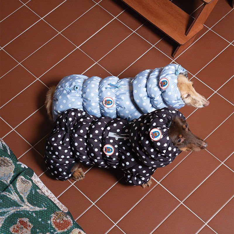 Retro Dot Snood - Pet Winter Snood