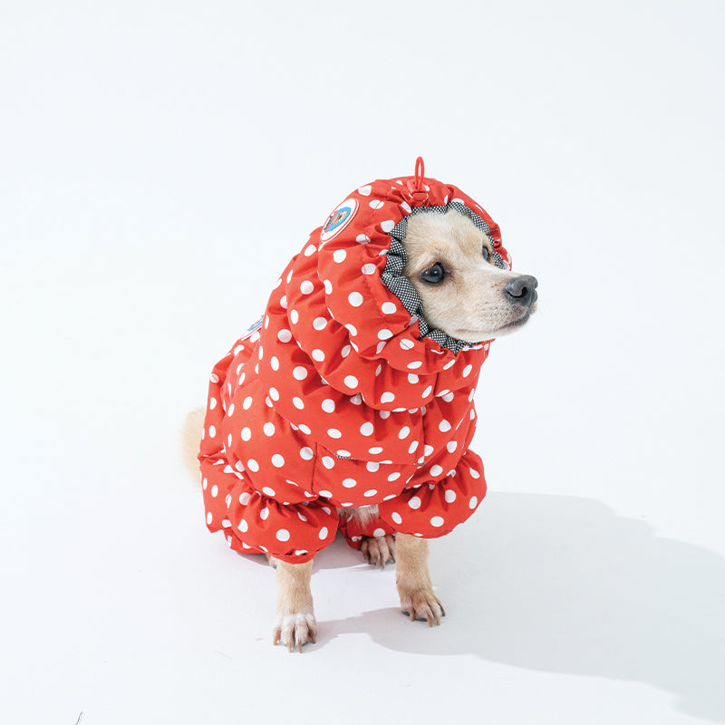 Retro Dot Snood - Pet Winter Snood