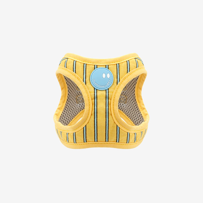 stripe daisy harness in yellow color